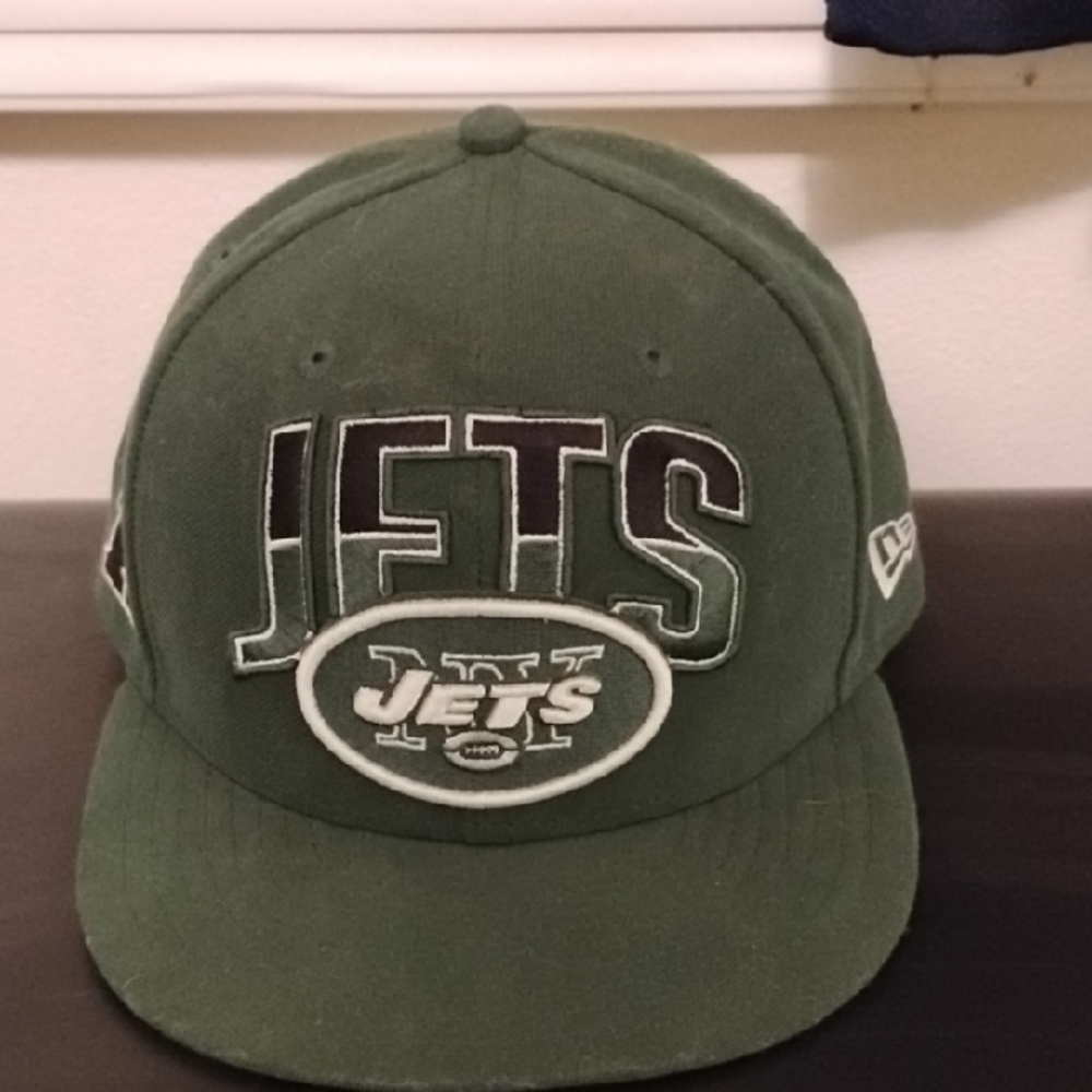 New Era Olive Jets Baseball Cap 7 3/8